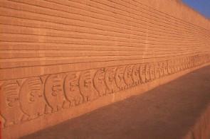 Geometric designs from an inside courtyard wall