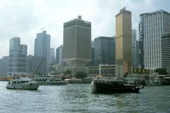 Hong Kong and Victoria Harbour from the Star Ferry